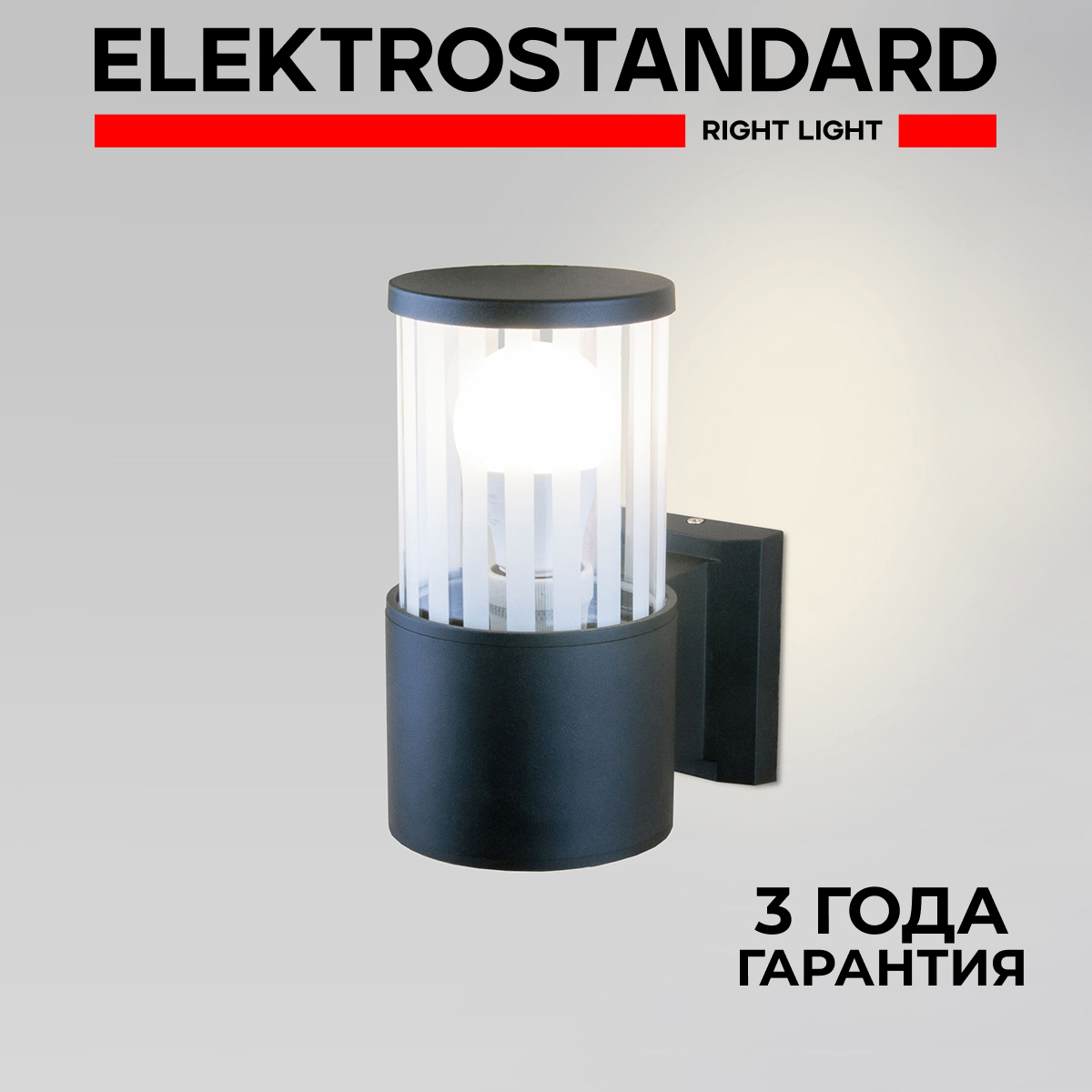 Уличный настенный светильник Elektrostandard Strip 1410 Techno E27 IP54 черный