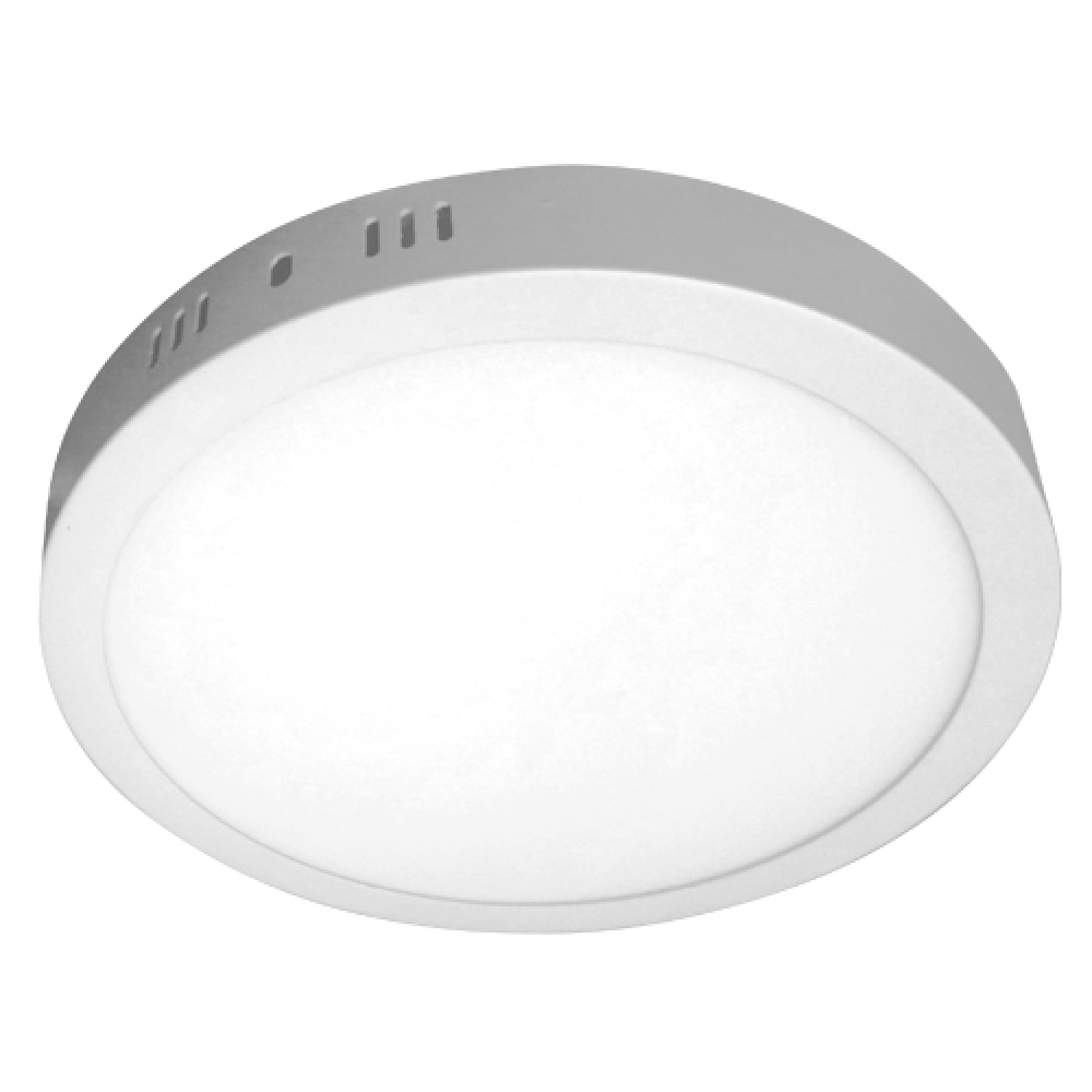 Ecola LED downlight накладной лый даунлайт 18W 220V 6500K 220x32