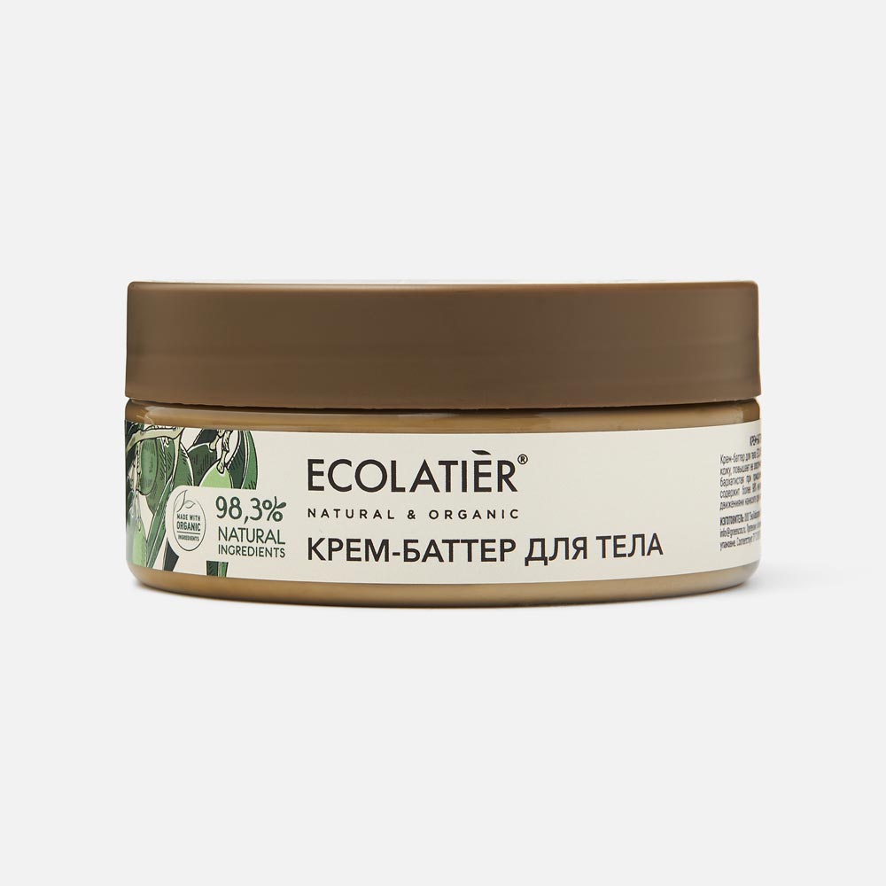 Крем-баттер для тела Ecolatier Green Organic Olive Мягкость и нежность c оливой 150 мл 235₽