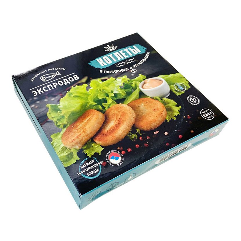 

Котлеты из кальмара Экспродов 240 г