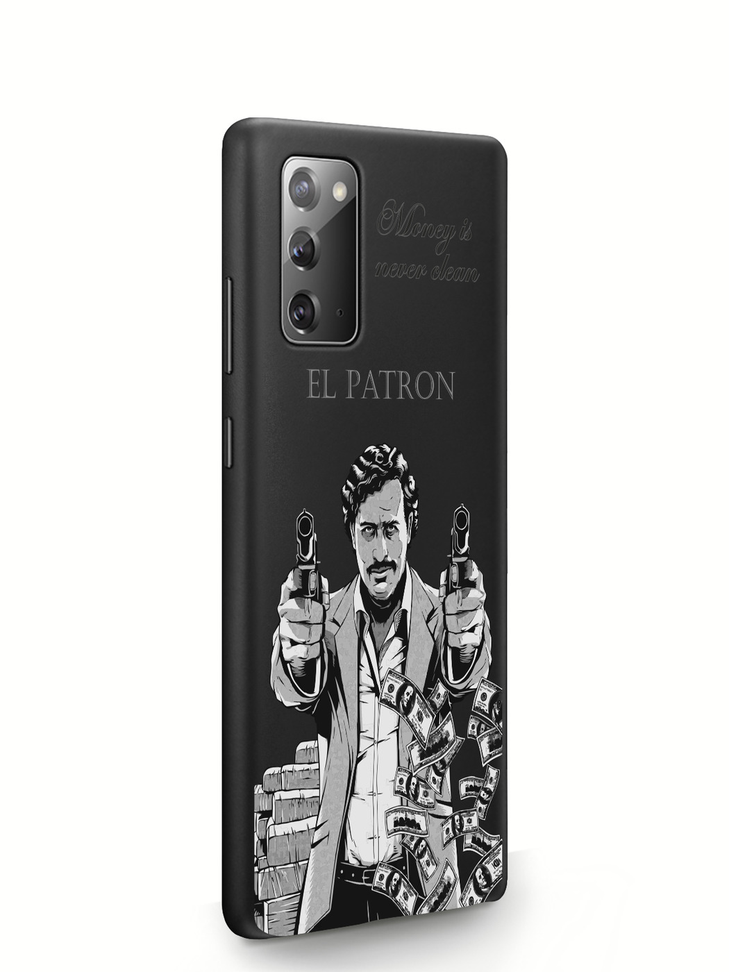 фото Чехол musthavecase для samsung galaxy note 20 el patron pablo escobar черный