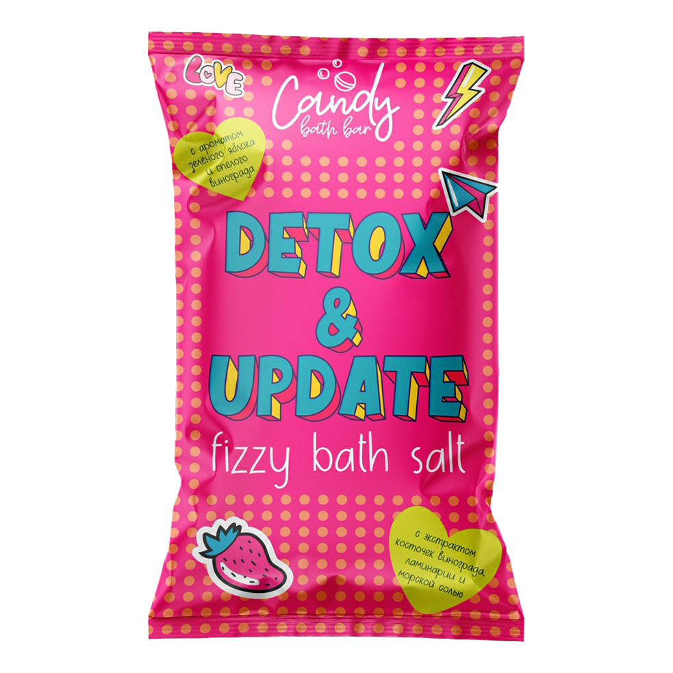 Соль Laboratory Katrin Candy bath bar Detox & Update 100 г update