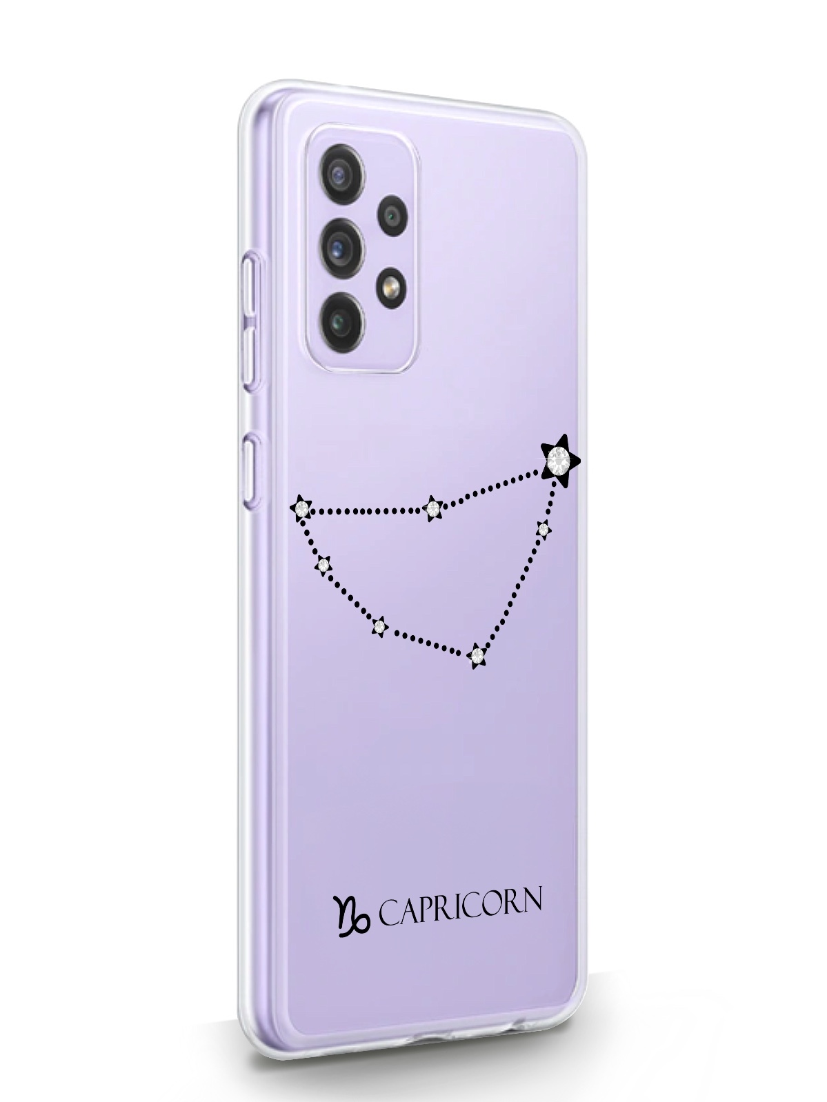 

Чехол MustHaveCase для Samsung Galaxy A72 Знак зодиака Козерог прозрачный, Samsung Galaxy A72 Знак зодиака Козерог Capricorn