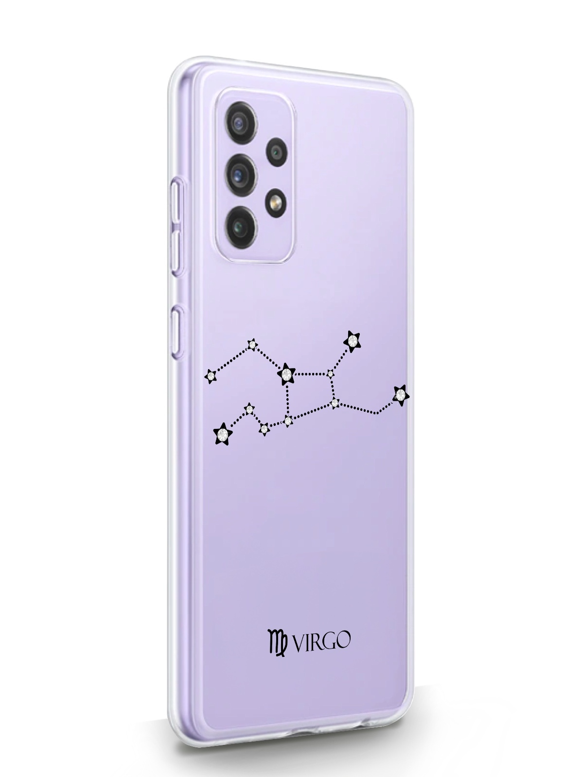 

Чехол MustHaveCase для Samsung Galaxy A72 Знак зодиака Дева прозрачный, Samsung Galaxy A72 Знак зодиака Дева Virgo