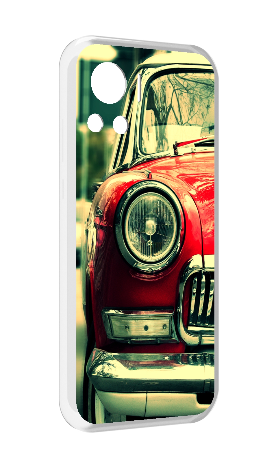 

Чехол MyPads Винтажная-машина мужской для Motorola Edge 30 Ultra, Прозрачный, Tocco