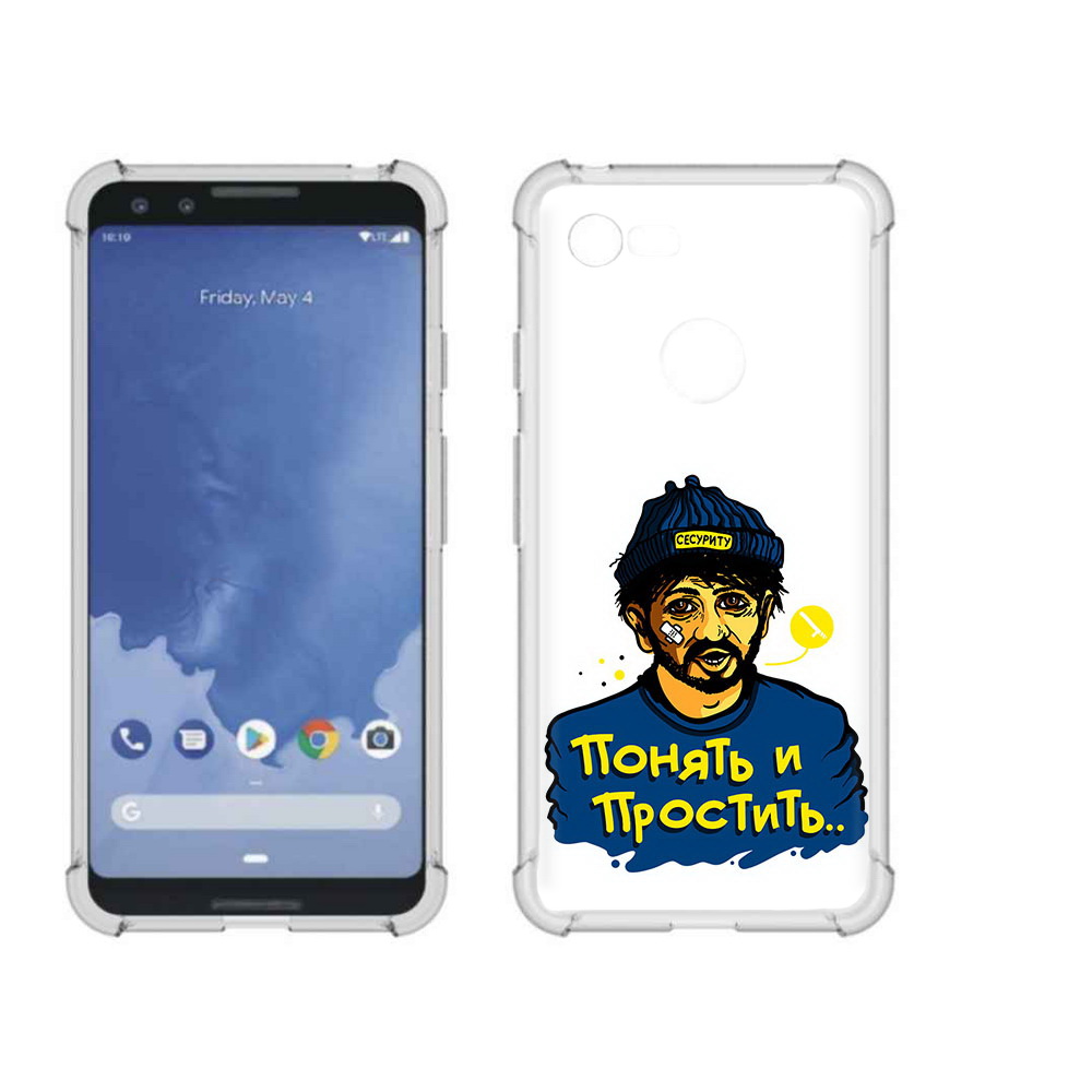 

Чехол MyPads Tocco для Google Pixel 3 понять и простить, Прозрачный, Tocco