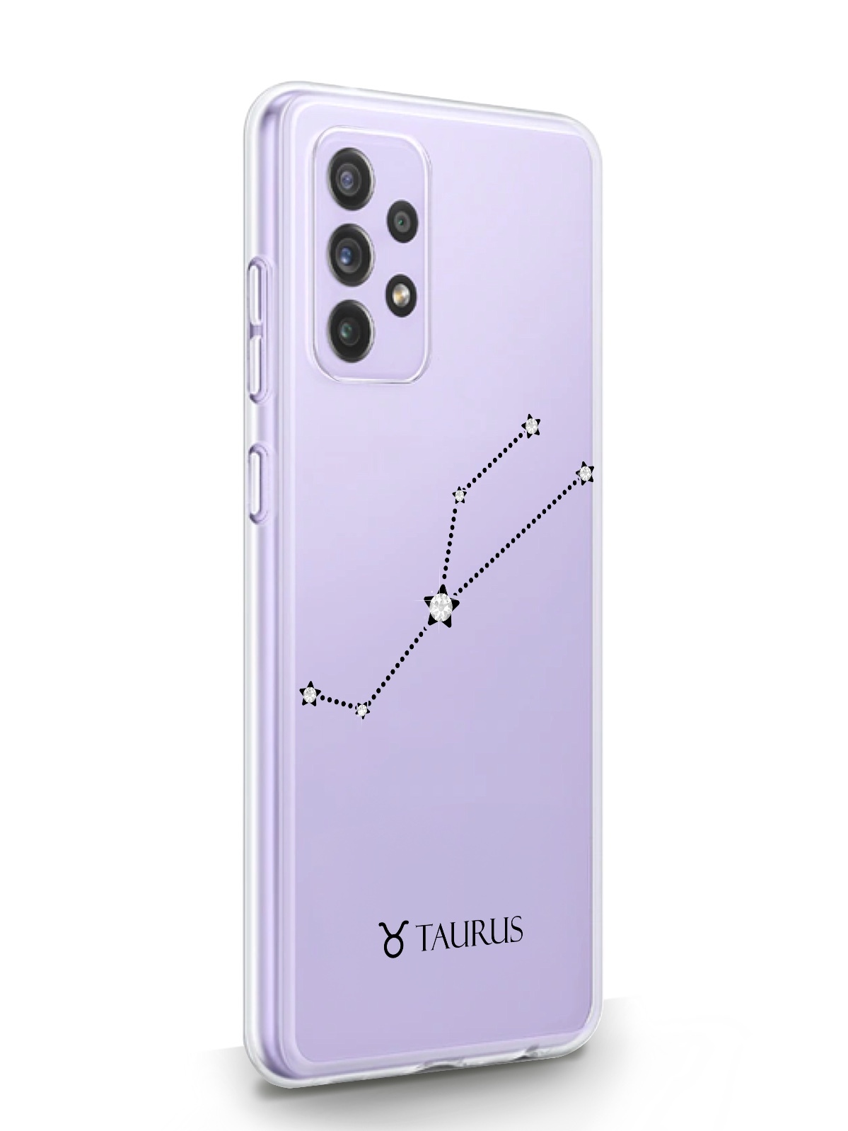 

Чехол MustHaveCase для Samsung Galaxy A72 Знак зодиака Телец прозрачный, Samsung Galaxy A72 Знак зодиака Телец Taurus