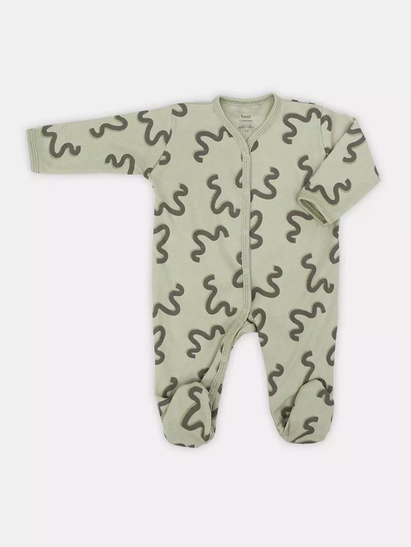 

Комбинезон Rant HUGS AND KISSES Pattern Green р.74, Зеленый, Комбинезон HUGS AND KISSES Pattern без царапок
