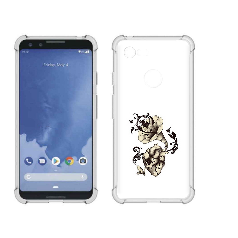 

Чехол MyPads Tocco для Google Pixel 3 Граммофон, Прозрачный, Tocco