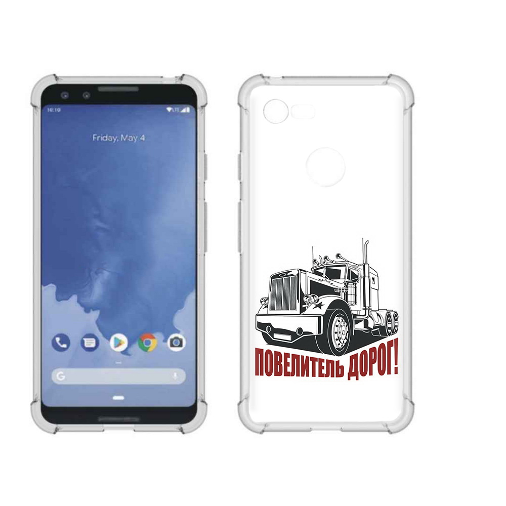 

Чехол MyPads Tocco для Google Pixel 3 повелитель дорог, Прозрачный, Tocco