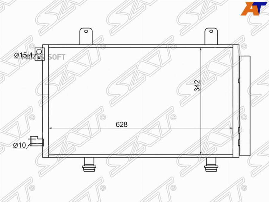 

Радиатор Кондиционера Suzuki Sx4 06- Sat St-Sz53-394-0