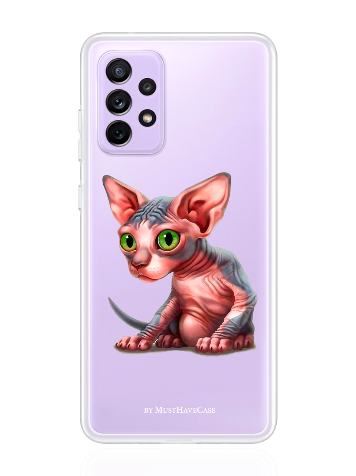 

Чехол MustHaveCase для Samsung Galaxy A72 Сфинкс прозрачный, Samsung Galaxy A72 Сфинкс