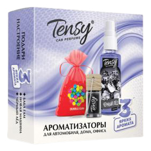 

Ароматизатор в машину Tensy Черный лед