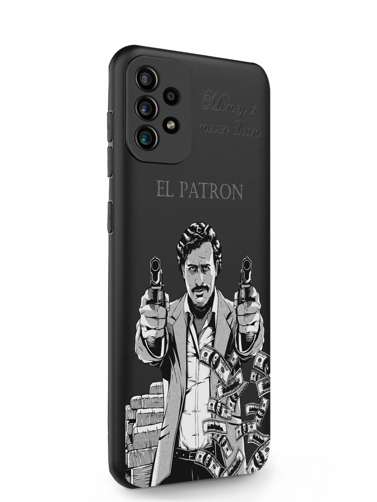 фото Чехол musthavecase для samsung galaxy a72 el patron pablo escobar черный