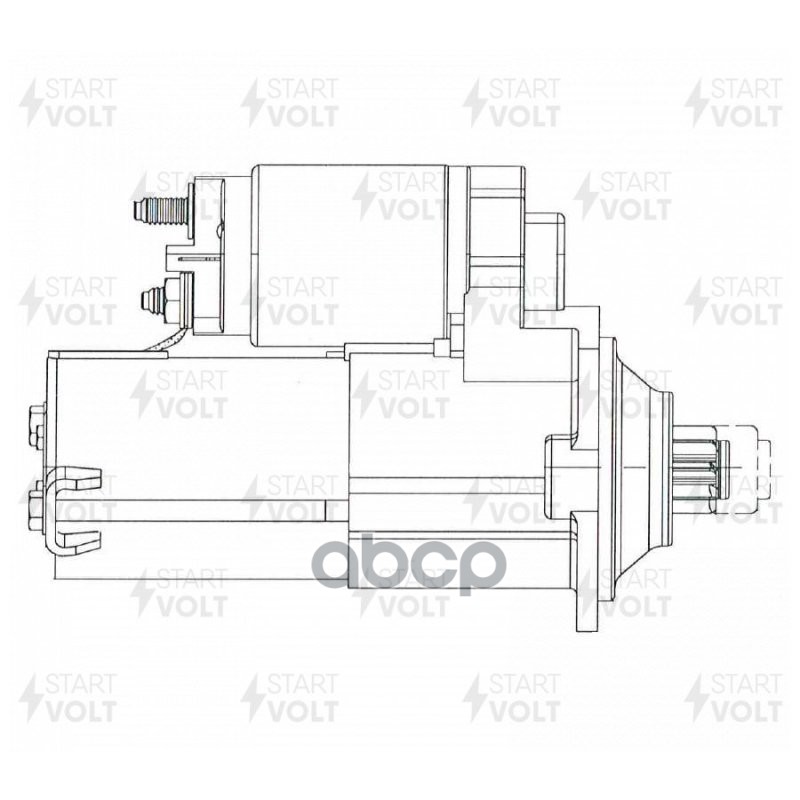 

Lst 2732_стартер! 1.3kw Chery Qq6 1.1i 06> STARTVOLT арт. LST2732, LST2732
