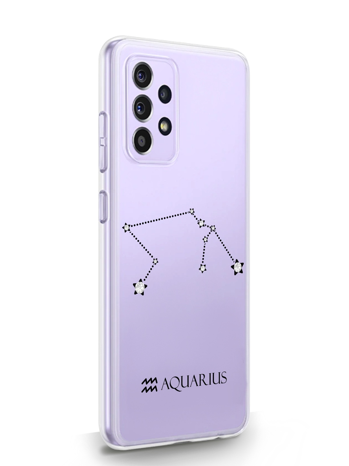 

Чехол MustHaveCase для Samsung Galaxy A52 Знак зодиака Водолей прозрачный, Samsung Galaxy A52 Знак зодиака Водолей Aquarius