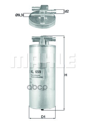 

Фильтр топливный Mahle/Knecht kl659