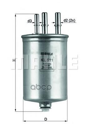 

Фильтр топливный Mahle/Knecht kl506