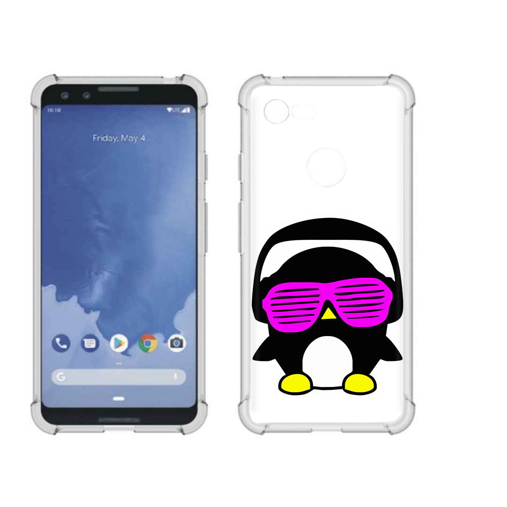 

Чехол MyPads Tocco для Google Pixel 3 пингвин, Прозрачный, Tocco