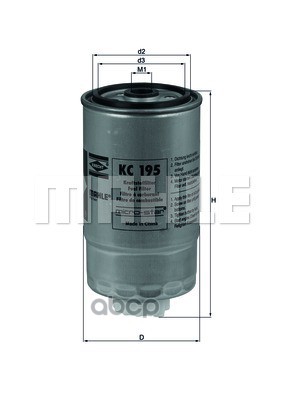 

Фильтр топливный Mahle/Knecht kc195