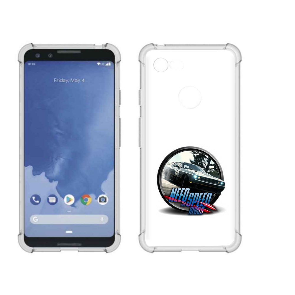 

Чехол MyPads Tocco для Google Pixel 3 Гонки, Прозрачный, Tocco