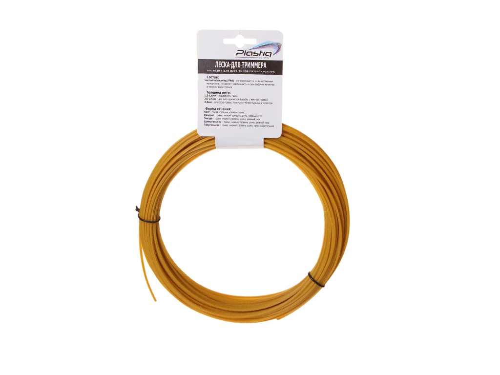 

Леска для триммера Plastiq Круг 3.0mm x 20m