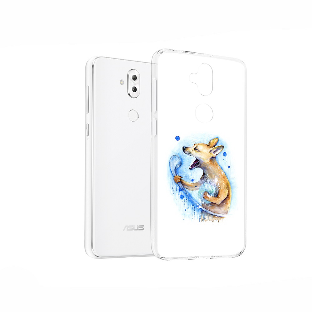 

Чехол MyPads Tocco для Asus ZenFone 5 Lite (ZC600KL) пение в душе, Прозрачный, Tocco