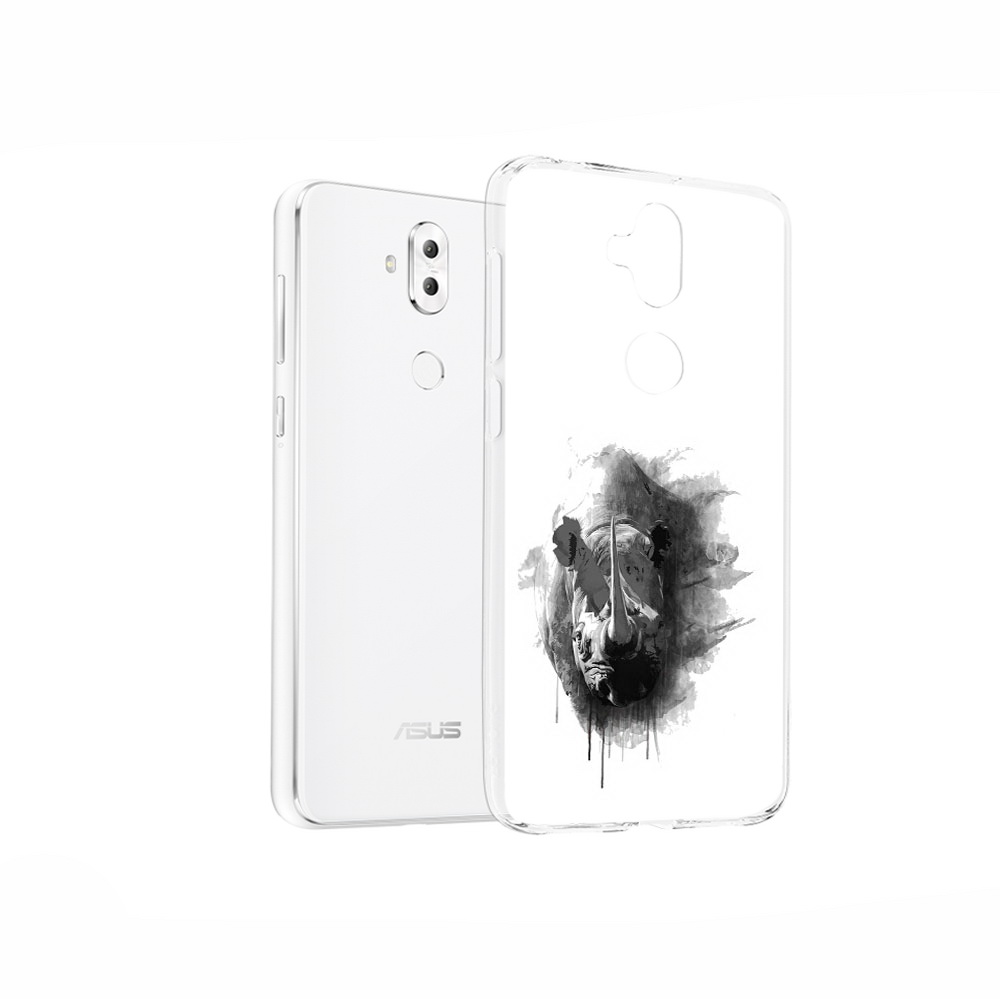 

Чехол MyPads Tocco для Asus ZenFone 5 Lite (ZC600KL) носорог, Прозрачный, Tocco