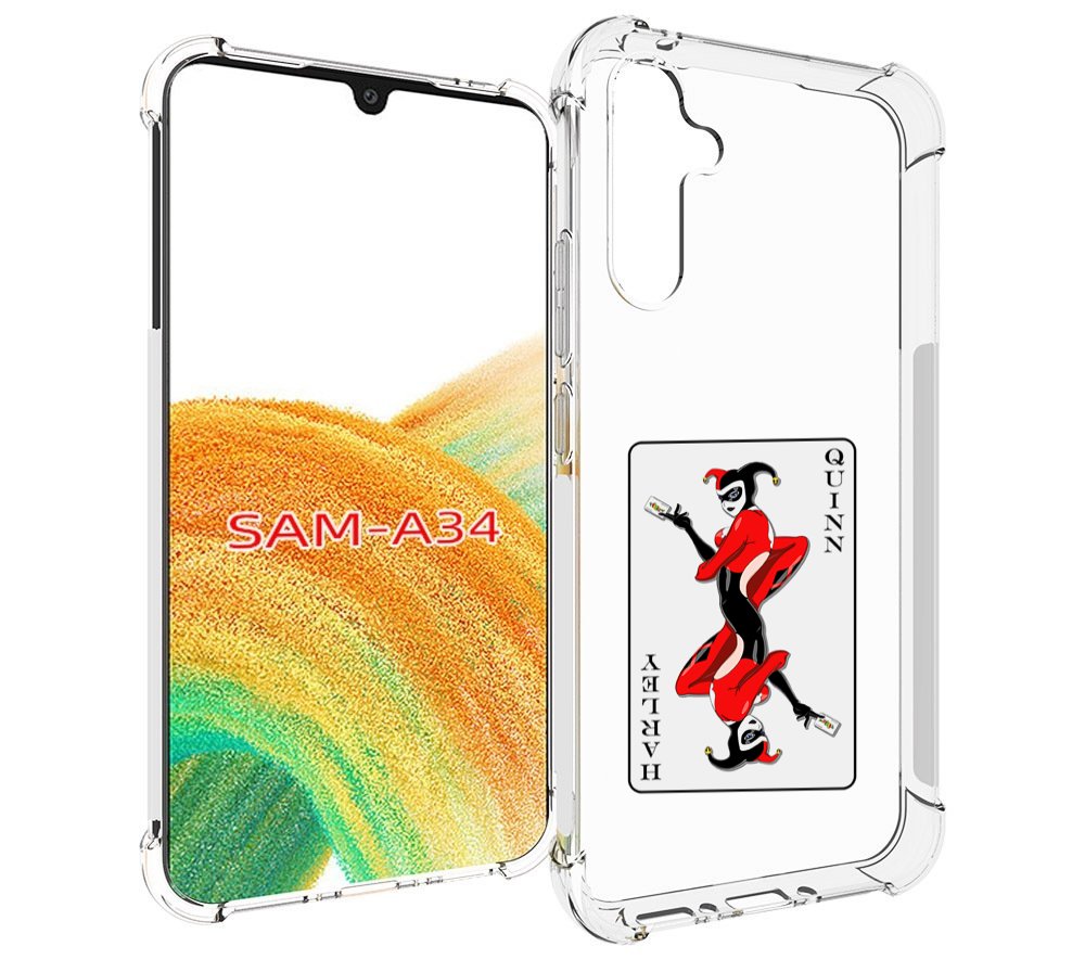

Чехол MyPads королева-джокера для Samsung Galaxy A34, Tocco
