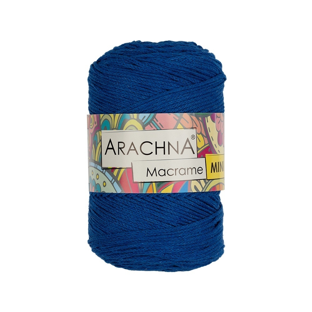 

Пряжа ARACHNA Macrame Mini №11 синий, Macrame Mini