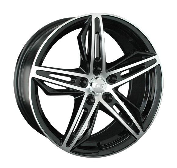 

Колесный диск LS 756 (BKF) 7.5xR17 ET45 5*114.3 D73.1, Черный;серебристый
