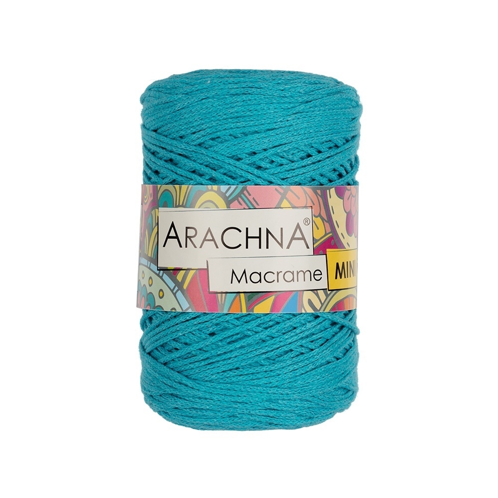 фото Пряжа arachna macrame mini №13 бирюзовый