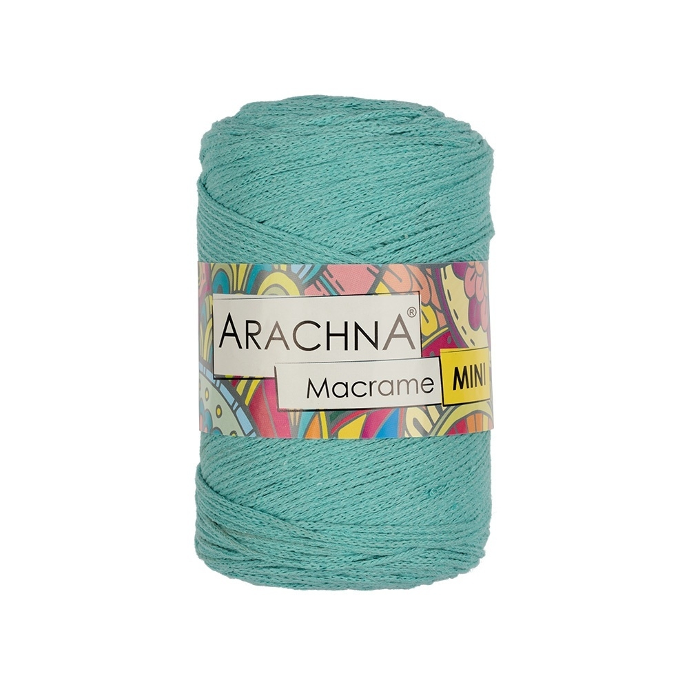 фото Пряжа arachna macrame mini №19 мятный