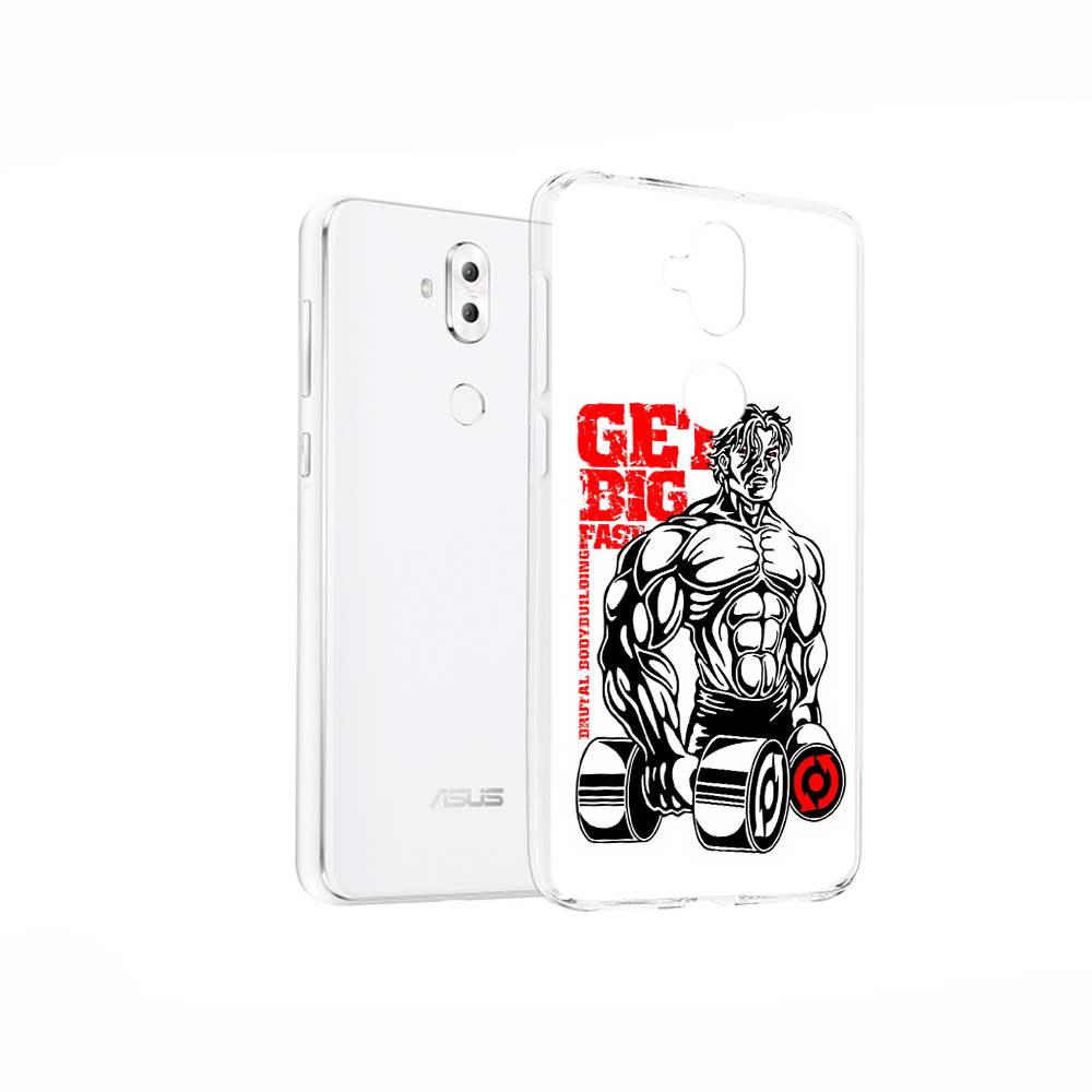 

Чехол MyPads Tocco для Asus ZenFone 5 Lite (ZC600KL) накаченное тело, Прозрачный, Tocco