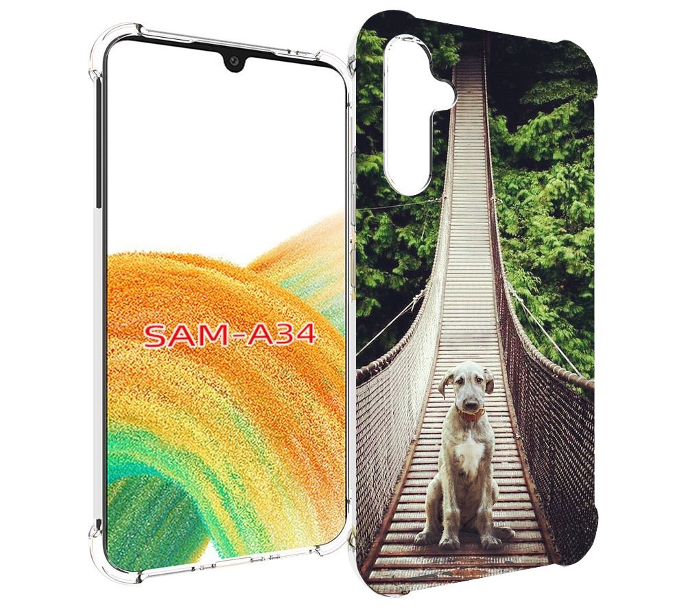 

Чехол MyPads ирландский волкодав для Samsung Galaxy A34, Tocco
