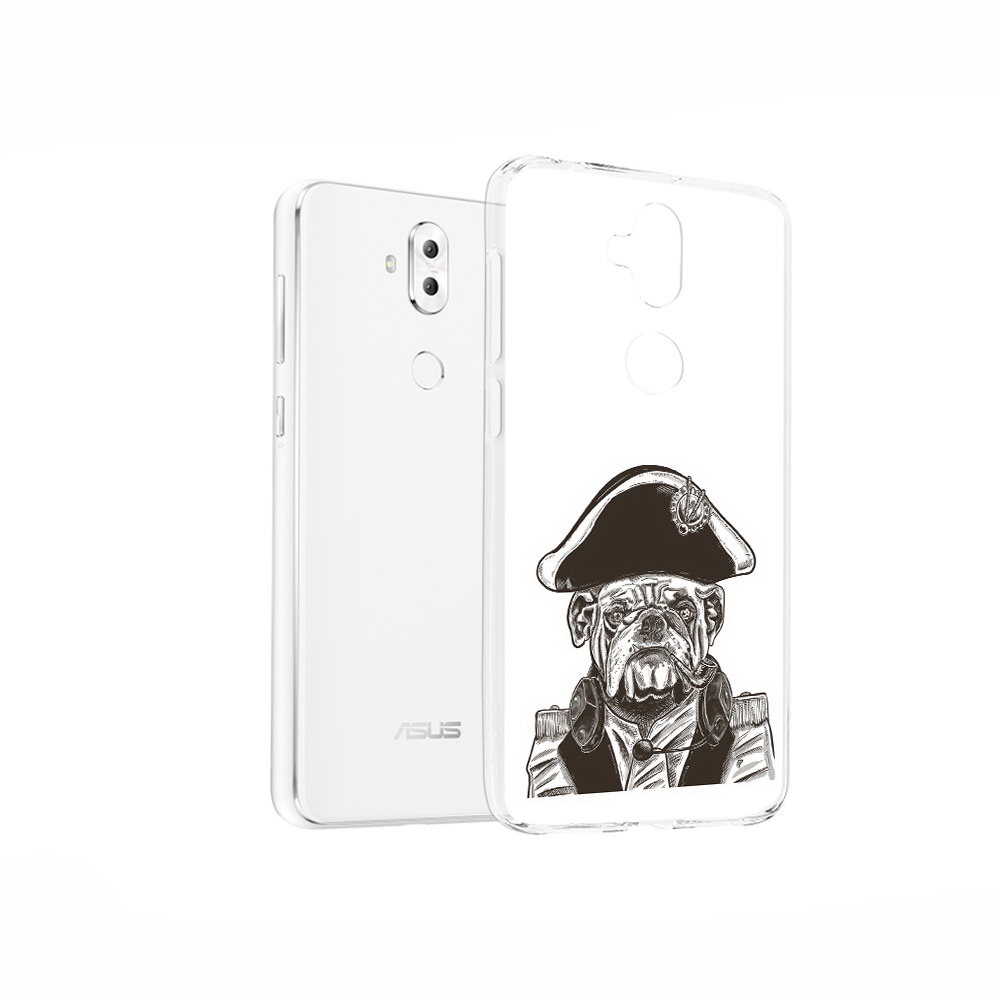 Чехол MyPads Tocco для Asus ZenFone 5 Lite (ZC600KL) мопс генерал