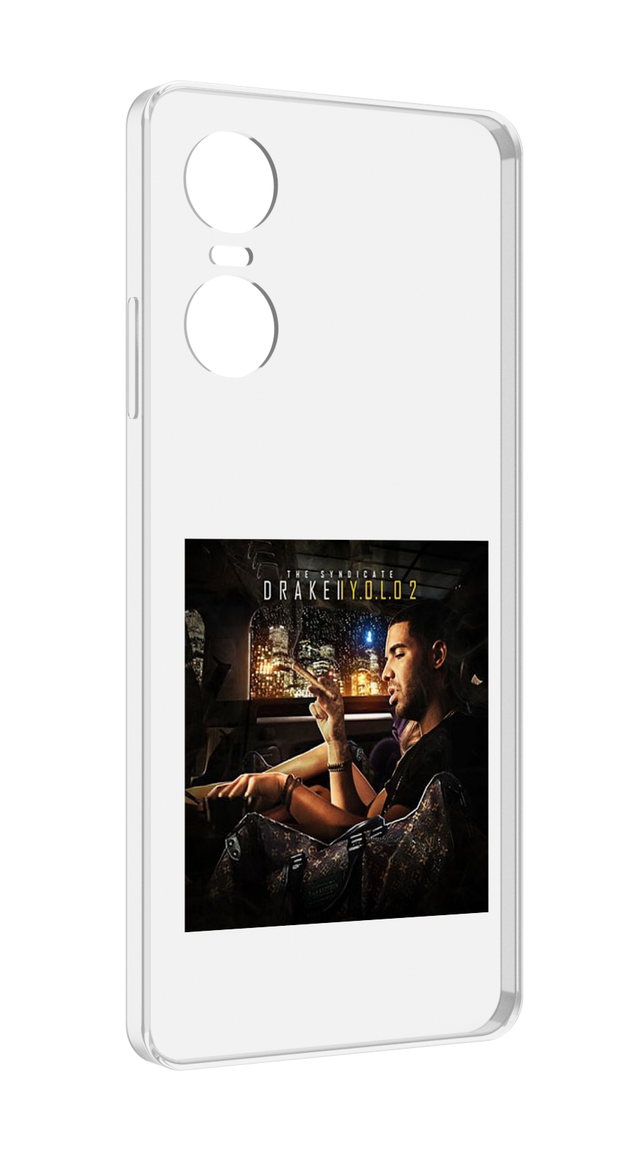 

Чехол MyPads Drake - You Only Live Once 2 для Tecno Pop 6 Pro, Прозрачный, Tocco