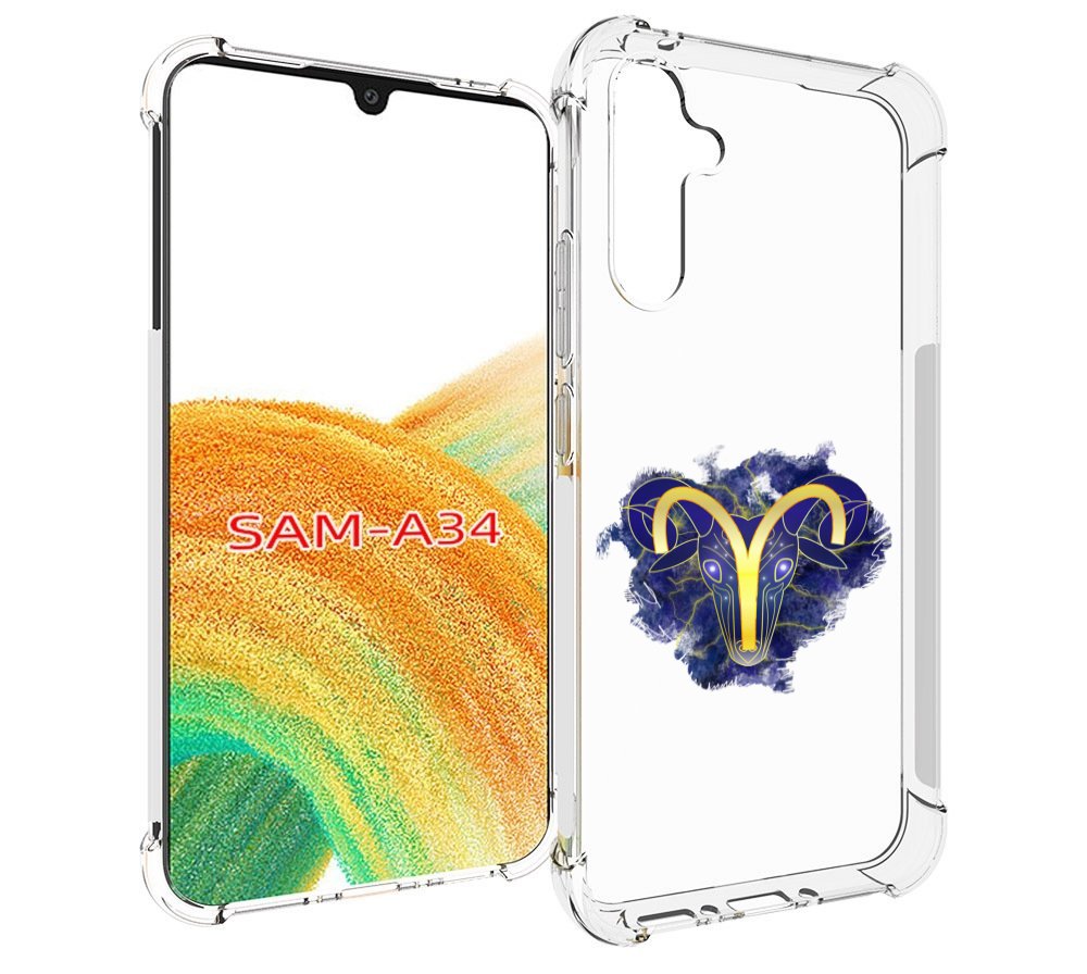 

Чехол MyPads знак-зодиака-овен-8 для Samsung Galaxy A34, Tocco