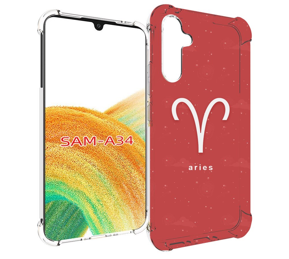

Чехол MyPads знак-зодиака-овен-5 для Samsung Galaxy A34, Tocco