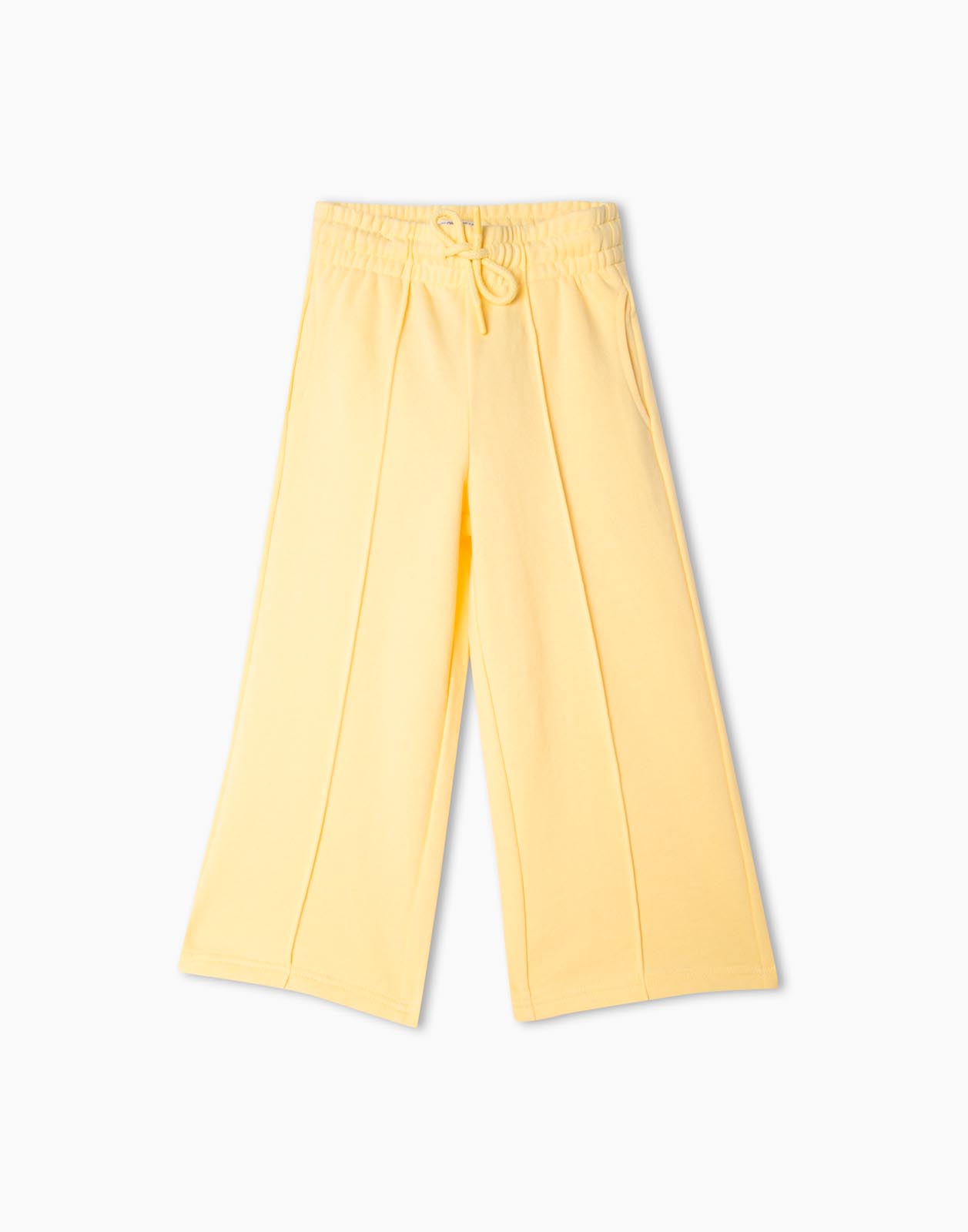 

Жёлтые спортивные брюки wide leg для девочки р.80, Желтый, GAC020410