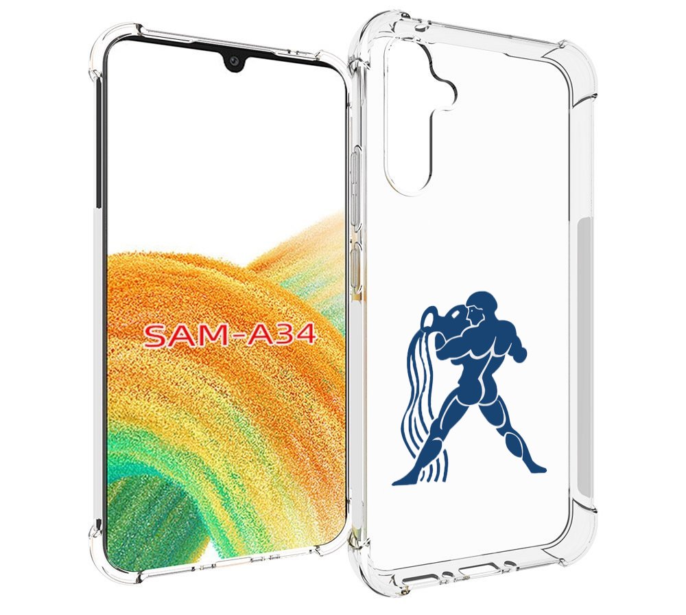 

Чехол MyPads знак-зодиака-водолей7 для Samsung Galaxy A34, Tocco