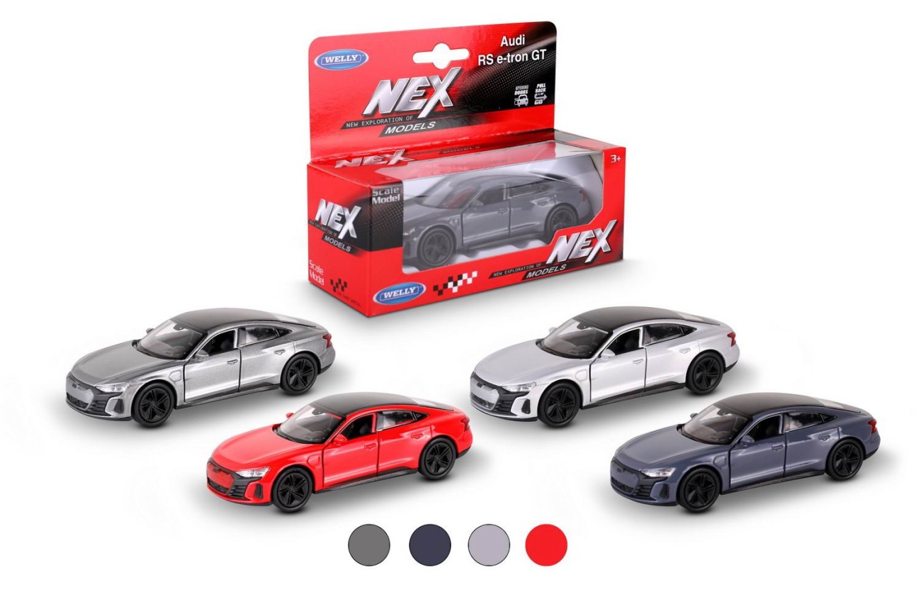 

Машинка Welly 1:38 AUDI E-TRON GT цвета в асс. 43809W 1 шт, Разноцветный