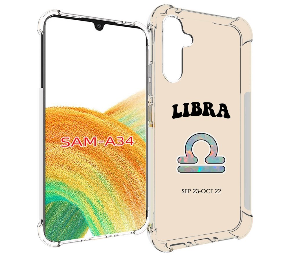 

Чехол MyPads знак-зодиака-весы-6 для Samsung Galaxy A34, Tocco