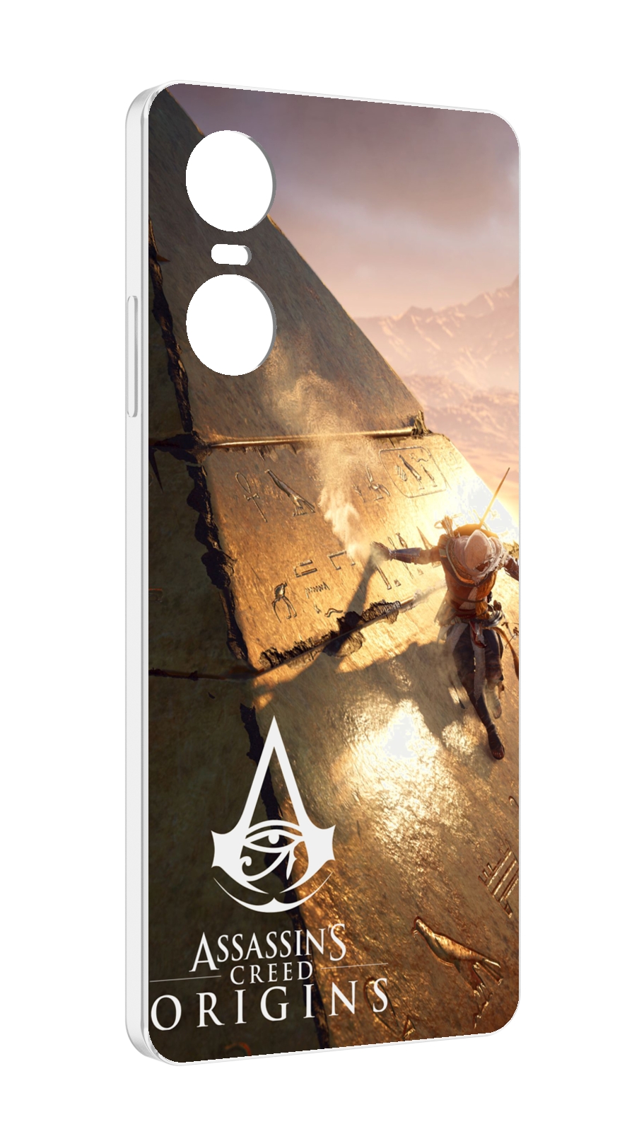 

Чехол MyPads Assassin's Creed Origins для Tecno Pop 6 Pro, Прозрачный, Tocco