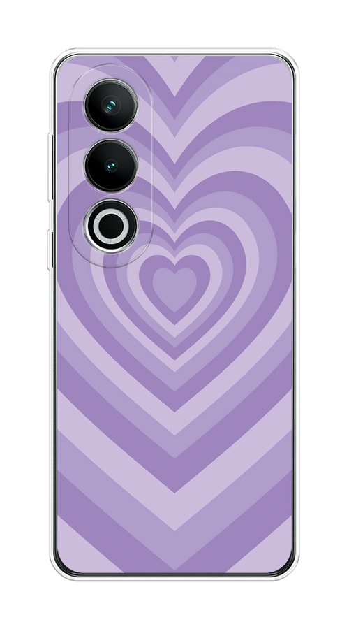 

Чехол на OnePlus Nord CE4 "Violet heart latte", Фиолетовый, 154750-1