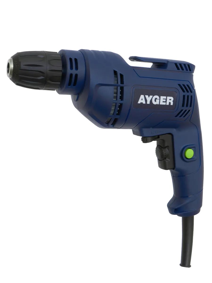 Дрель сетевая AYGER AD600 дрель шуруповёрт ayger ap12c