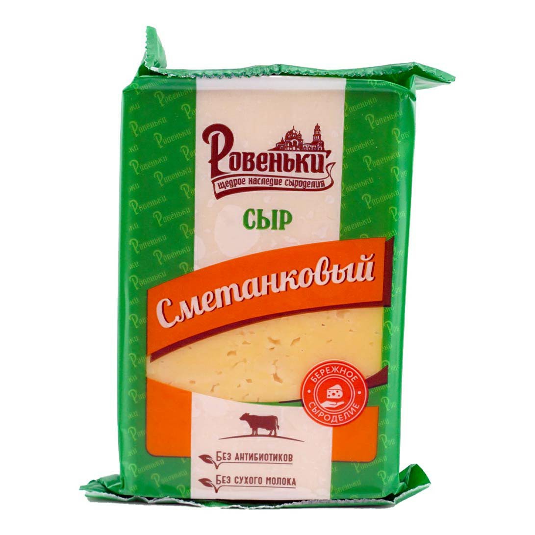 

Сыр Ровеньки Сметанковый, 45%, 200 г