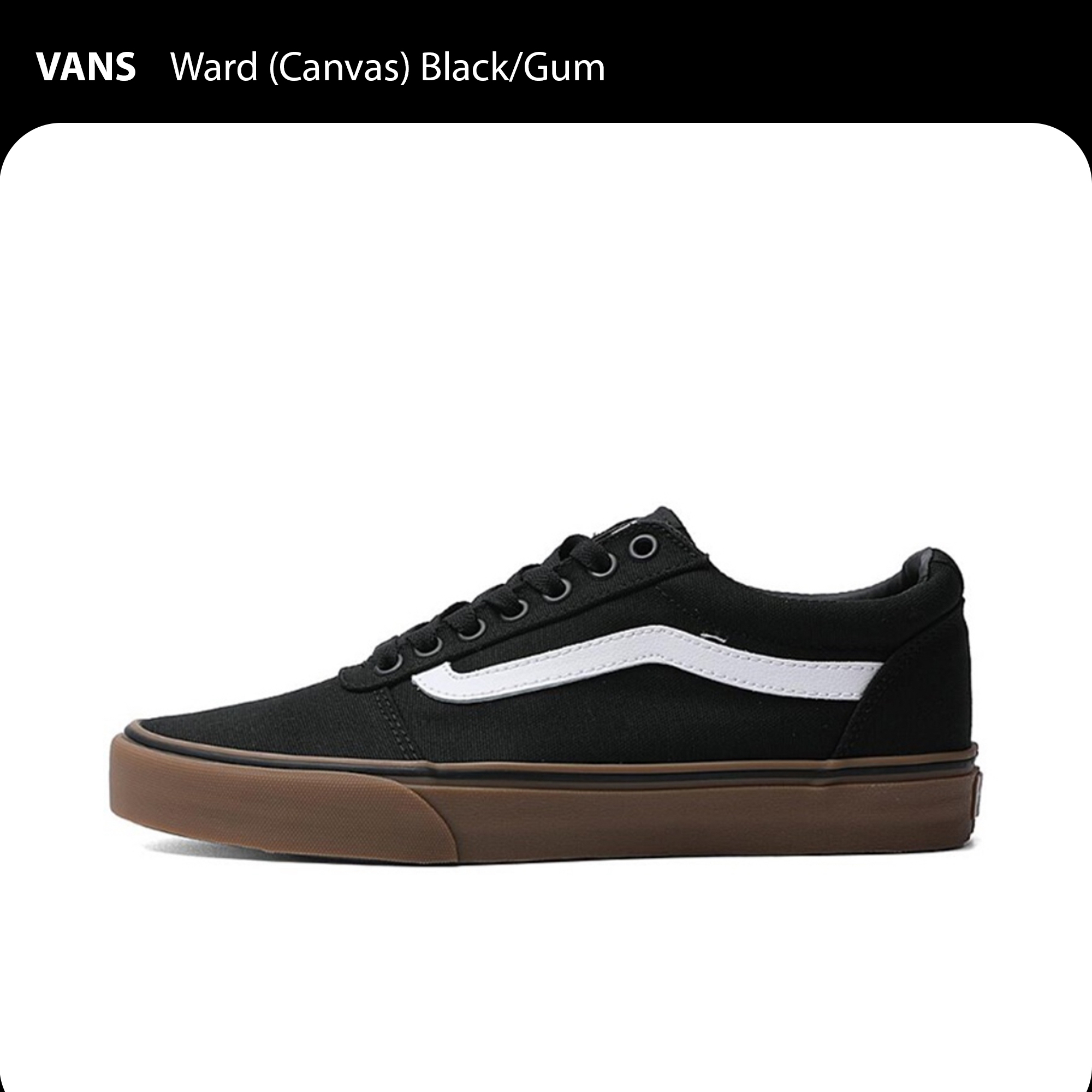 Кеды мужские Vans Ward черные 43 EU VANS черный