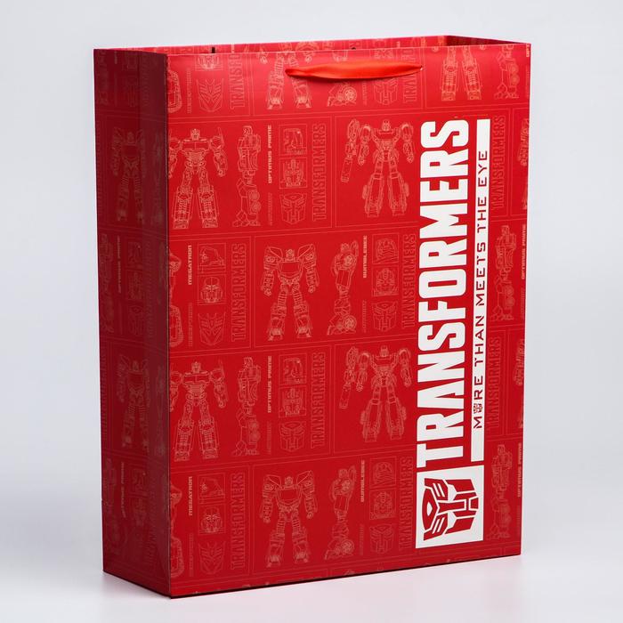 Пакет подарочный Hasbro вертикальный 31х40х11 см Transformers
