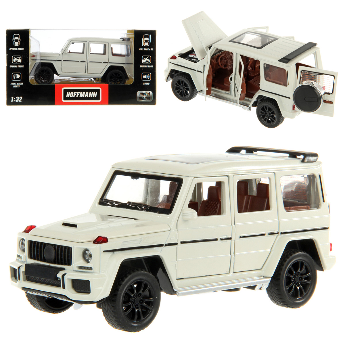 Игрушка детская HOFFMANN машинка металлическая Mercedes-Benz G class комплект сигнализации avmatrix ts3019 6 tally для 6 ти камер